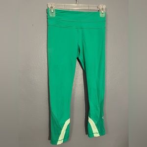 lululemon Run Inspire Crop II Mesh Panel Legging